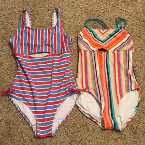 Girls XL Art Class 14-16 Keyhole one piece Swimsuits